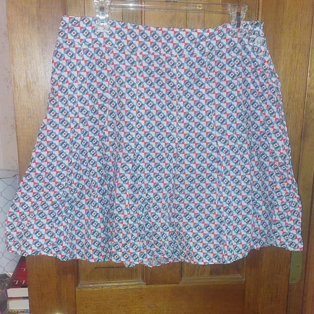 Anthropologie Pleated Motif Mini Skirt - Picture 5 of 9